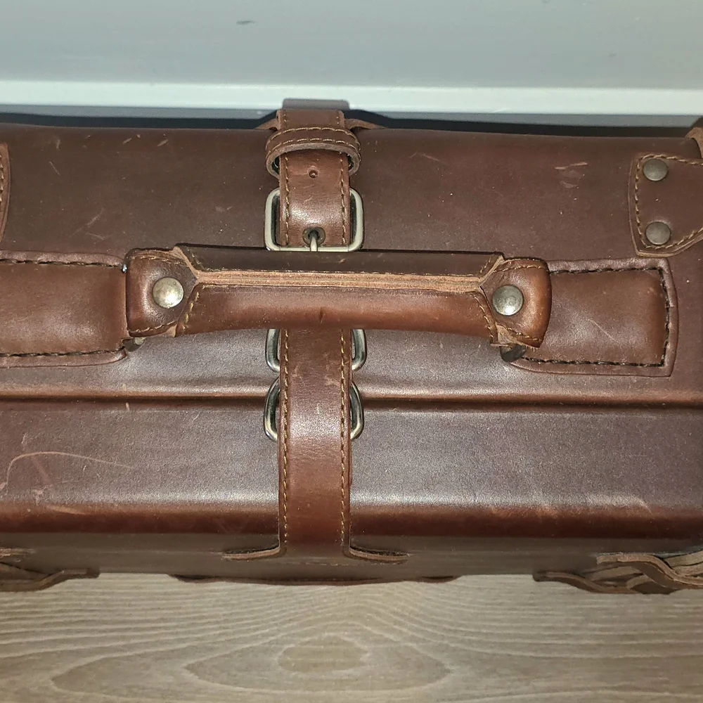 2015 Saddleback Leather Suitcase (hard sided, well traveled)